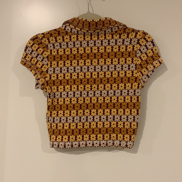 Free People Polo Short Sleeve Shirt - Picture 2 of 2